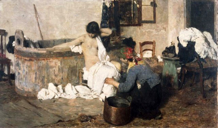 after the bath